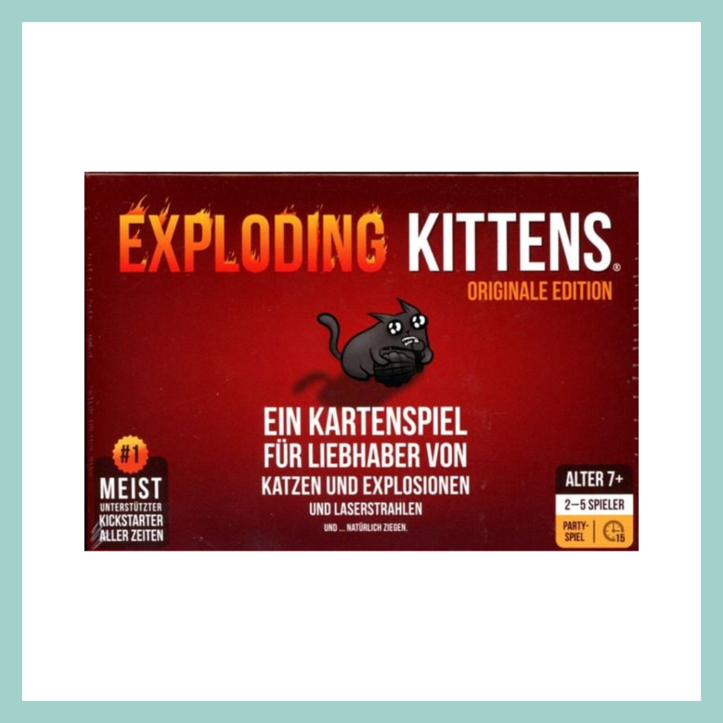 Produktbild vom Spiel Exploding Kittens.
