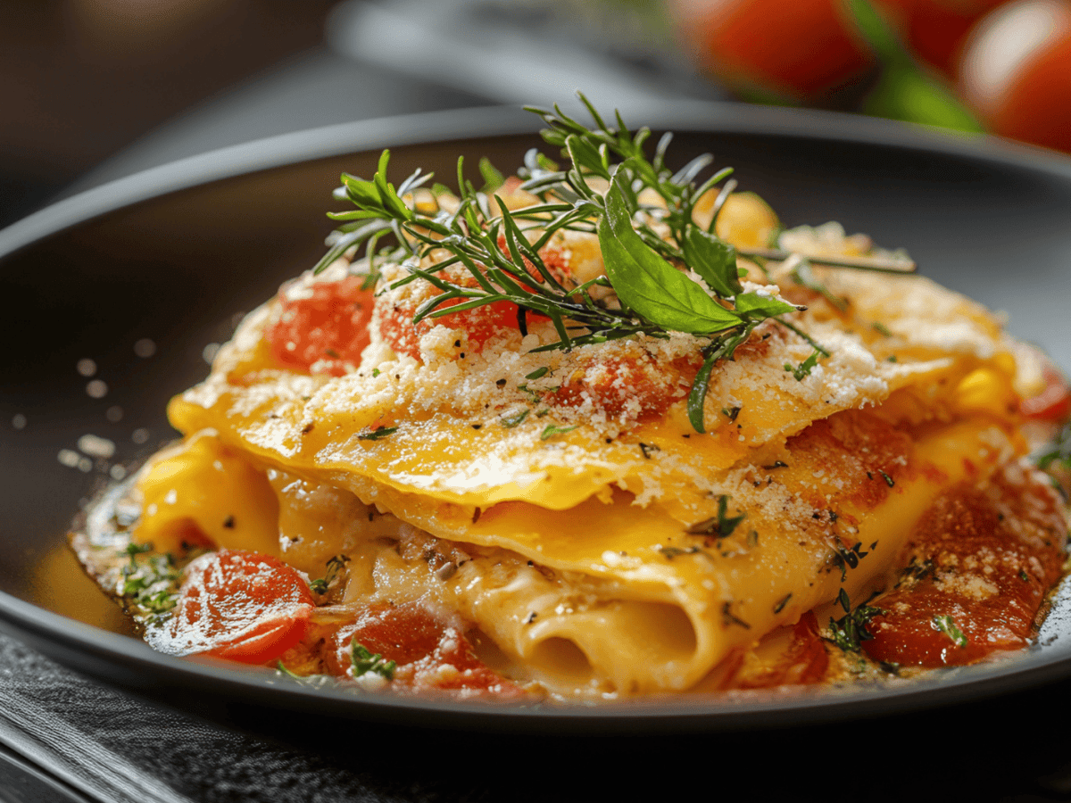 Perfekt bei Sommer-Hitze: Diese “offene” Lasagne muss nicht in den Backofen