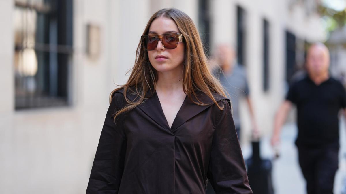 Model auf der New York Fashion Week