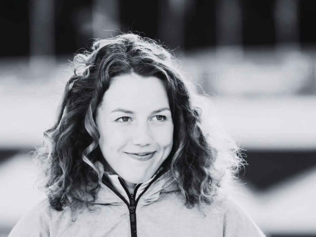 Laura Dahlmeier als Biathlon-Expertin im TV.