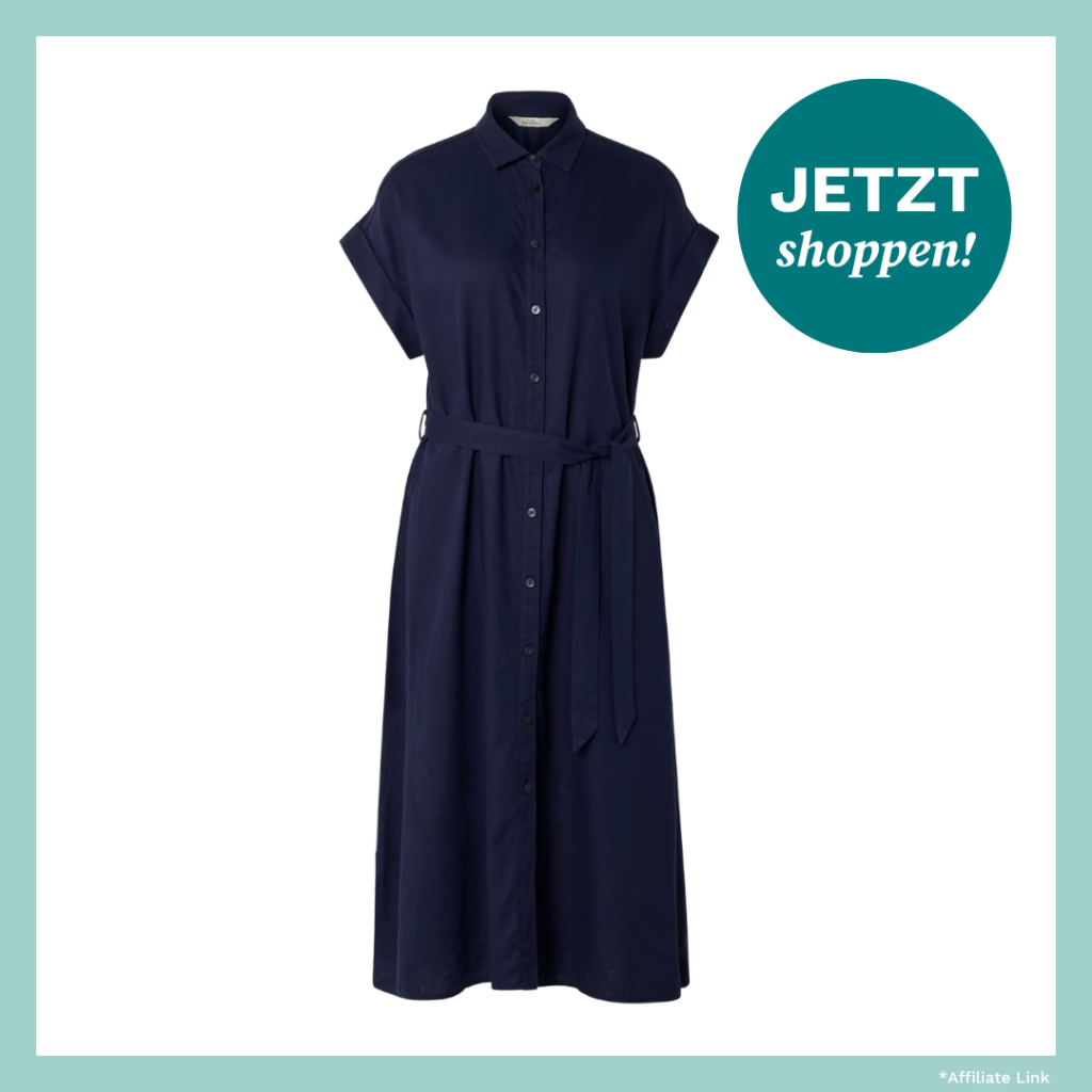 Dunkelblaues Midikleid von Tchibo