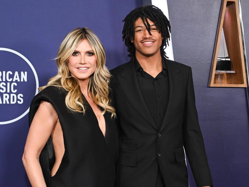 Heidi Klum und Sohn Henry Samuel bei den American Music Awards 2025