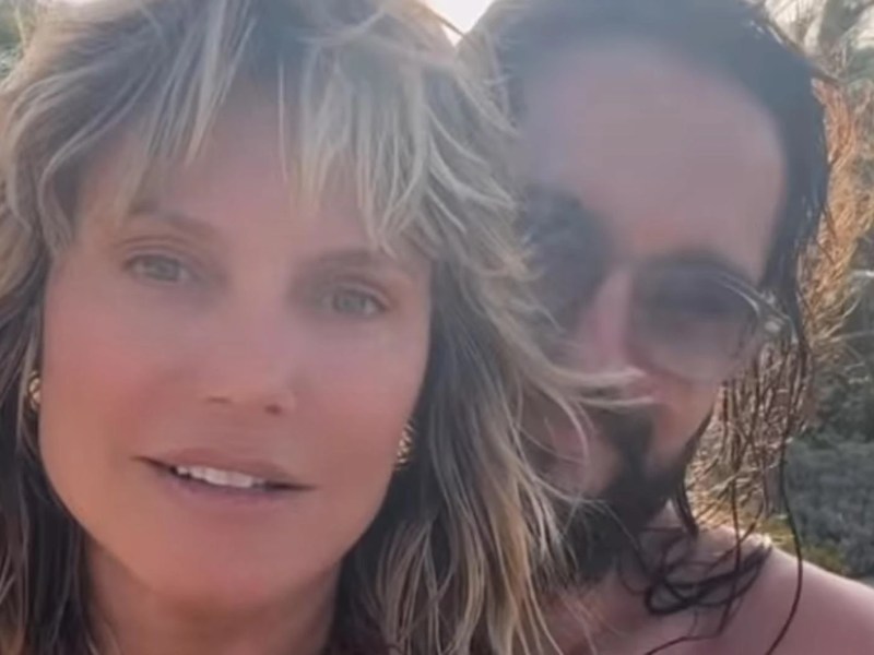 Heidi Klum und Tom Kaulitz im Pärchen-Urlaub am Strand