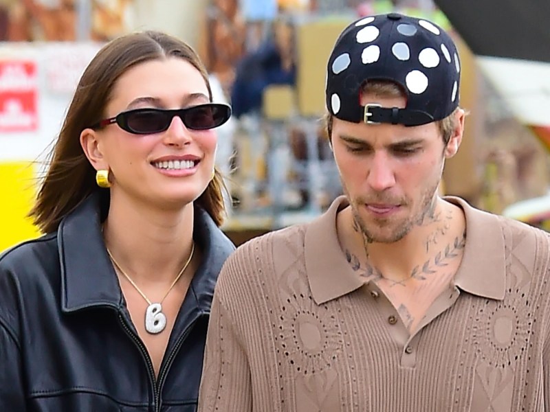 Hailey und Justin Bieber in New York