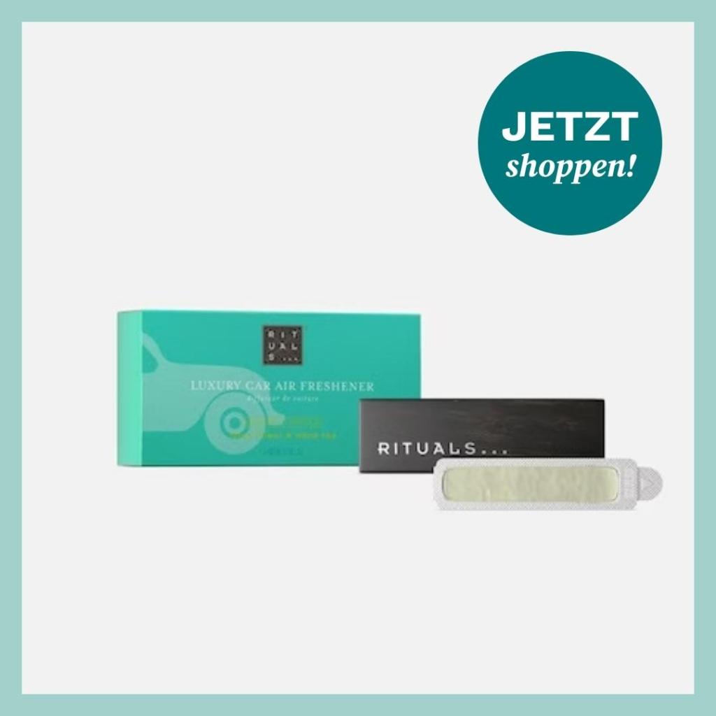Produktbild mit dem Autoparfum von Rituals.