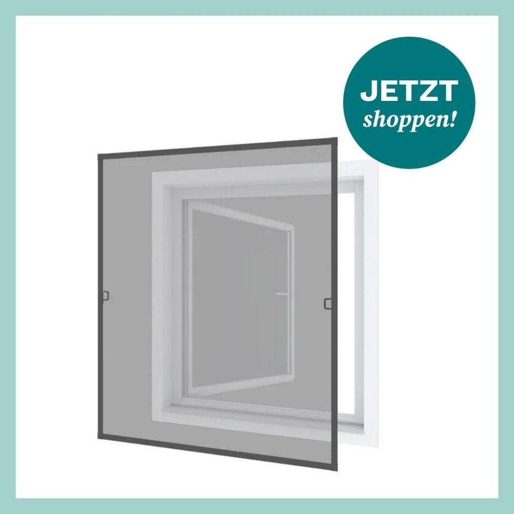 Fliegengitter zum Einklemmen.