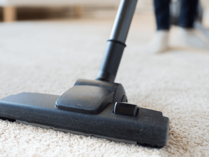 Nahaufnahme vom Staubsauger.