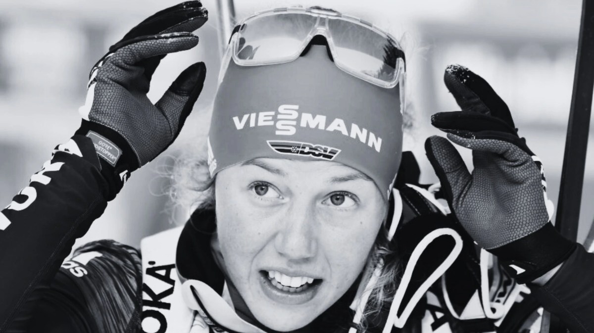 Laura Dahlmeier beim Biathlon.