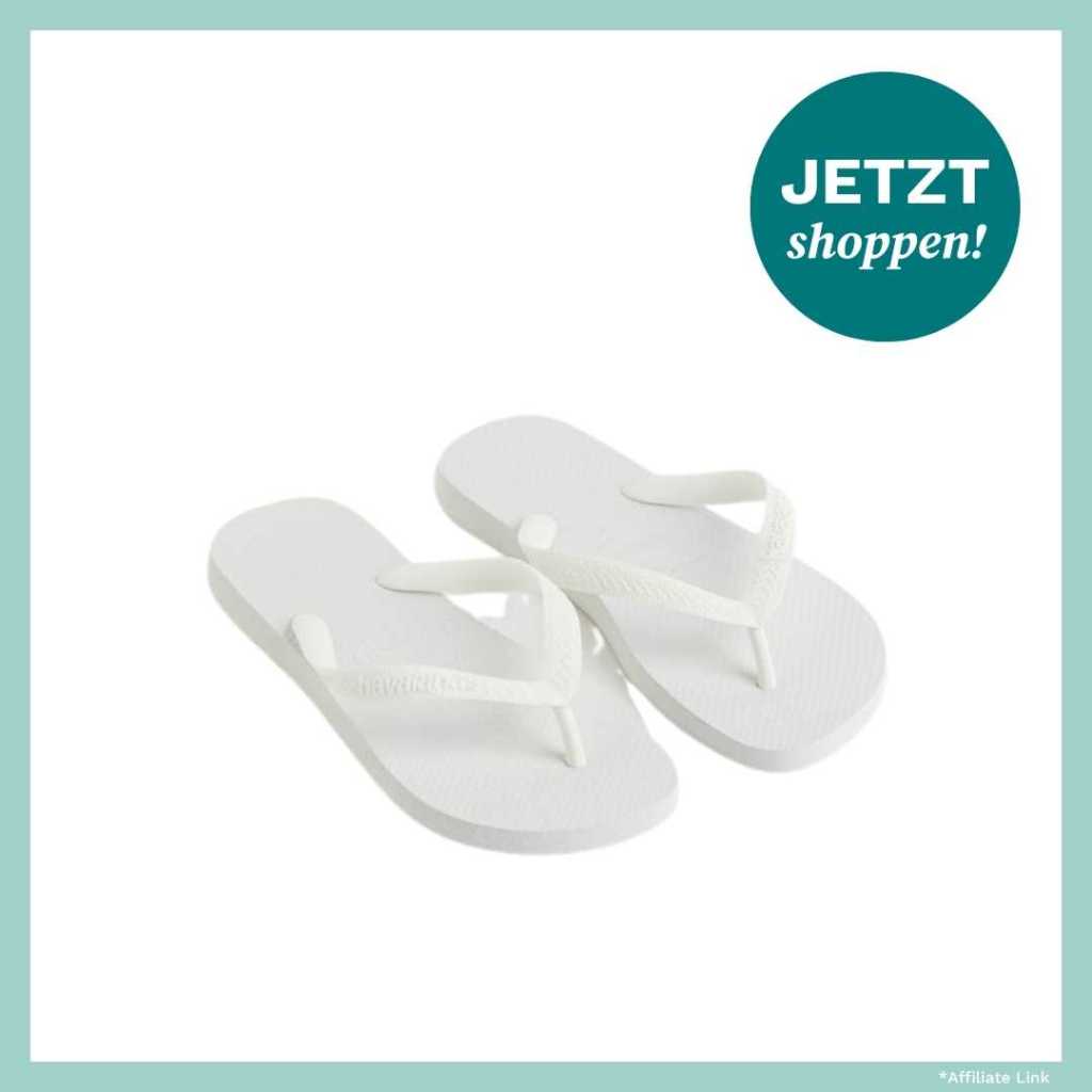 Weiße Havaianas Flip-Flops