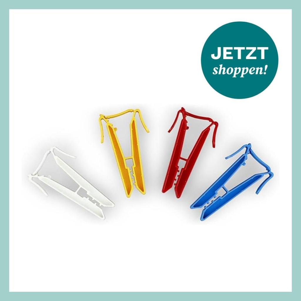 Sockenklammern von Amazon.