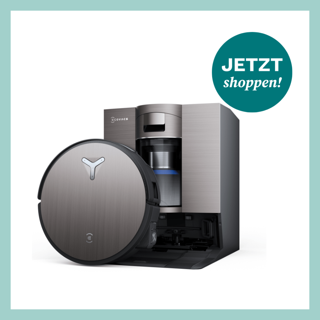 Produktbild vom Ecovacs Saugroboter.