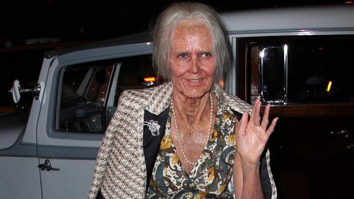 Heidi Klum als alte Frau an Halloween 2013