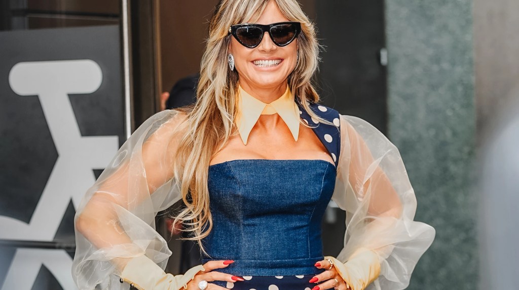 Heidi Klum in New York bei Good Morning America