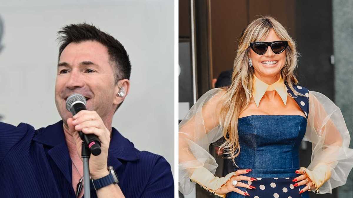 Lucas Cordalis und Heidi Klum