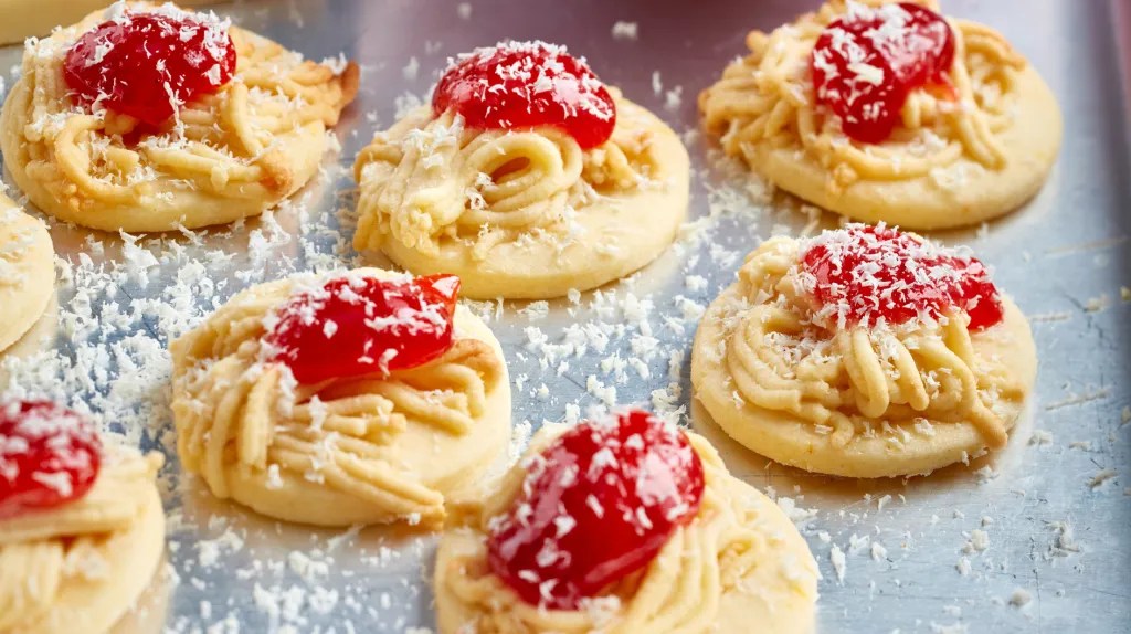 Rezept für Spaghetti-Eis-Kekse