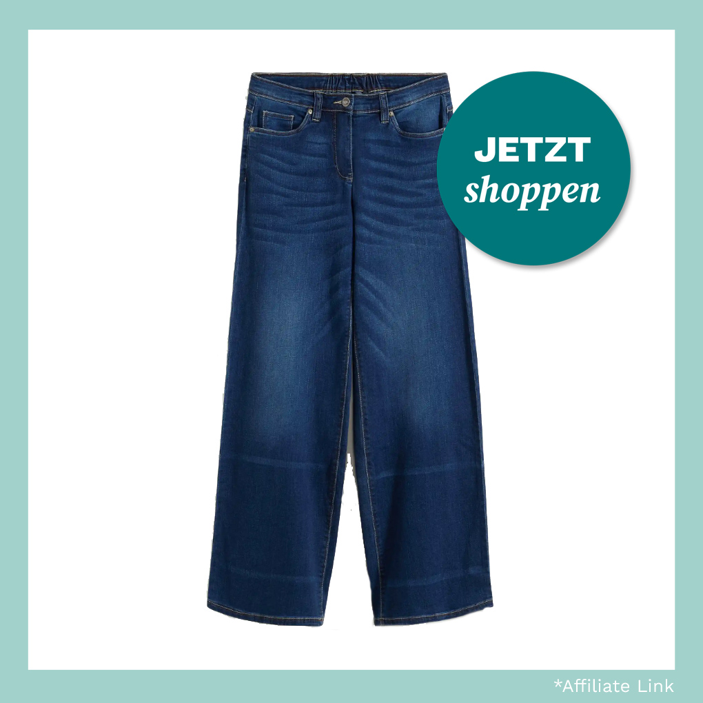 Wide Leg Jeans von bonprix, 28,99 Euro