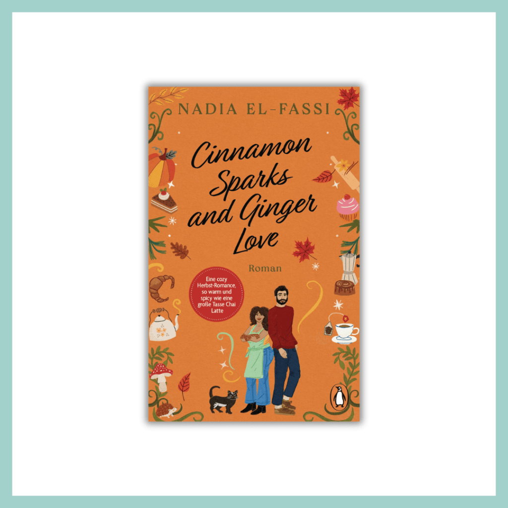 Buchvover von Cinnamon Sparks and ginger love.