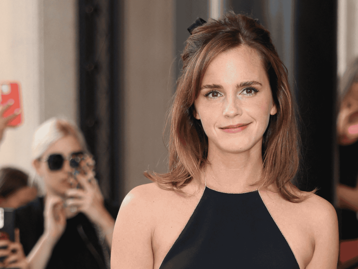 Emma Watson Sighting Emma Watson leaves her hotel heading to Prada fashion show during Milan Fashion Week Womenswear Spring Summer 2024 , on September 21, 2023 in Milan, Italy.