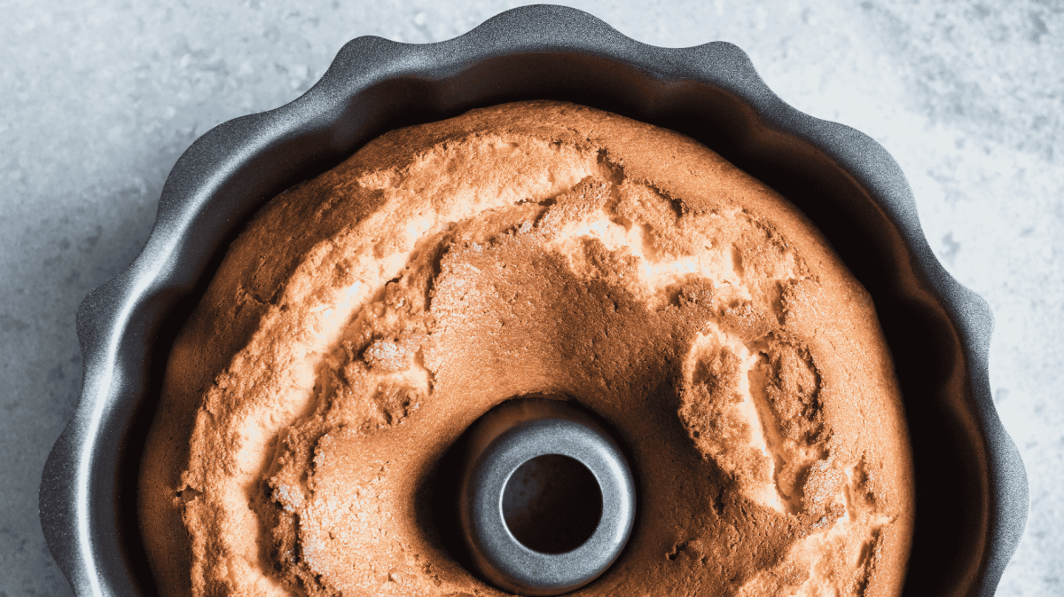 Kuchen in Gugelhupf-Form.