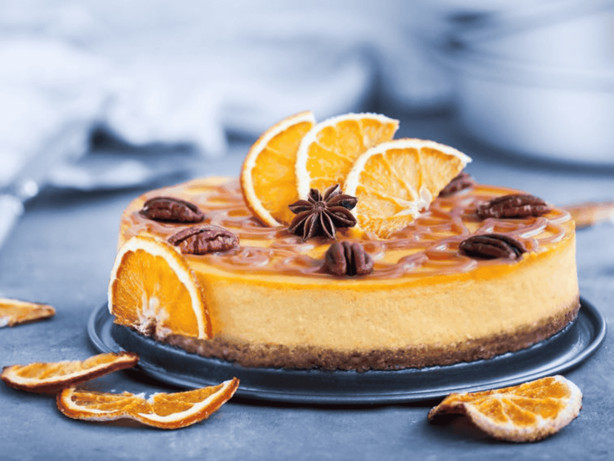 Orangen-Cheesecake: Winterliches Blitz-Rezept (ganz ohne Backen!)