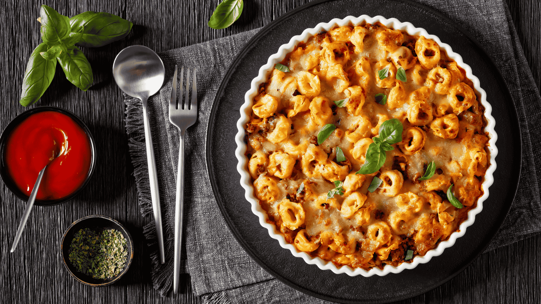 Schneller Tortellini-Auflauf