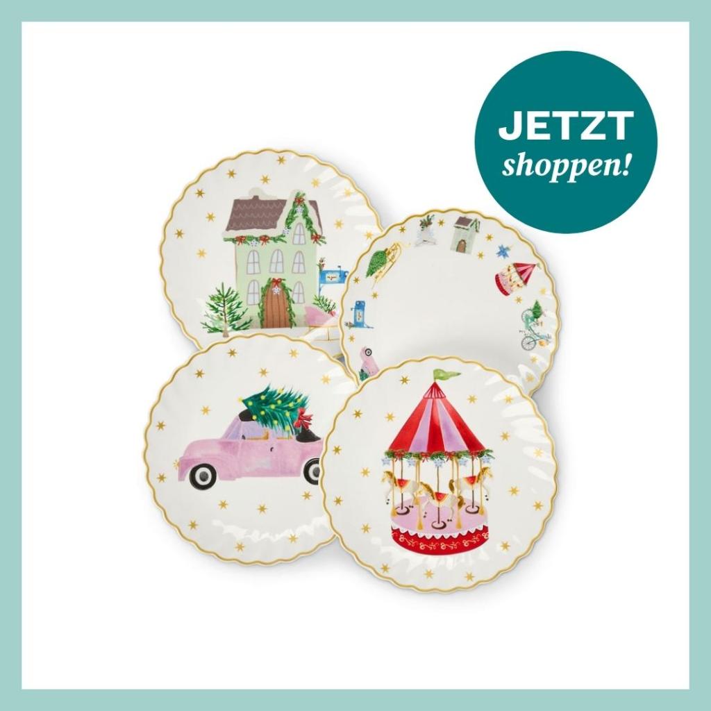 Weihnachtsteller von Tchibo.