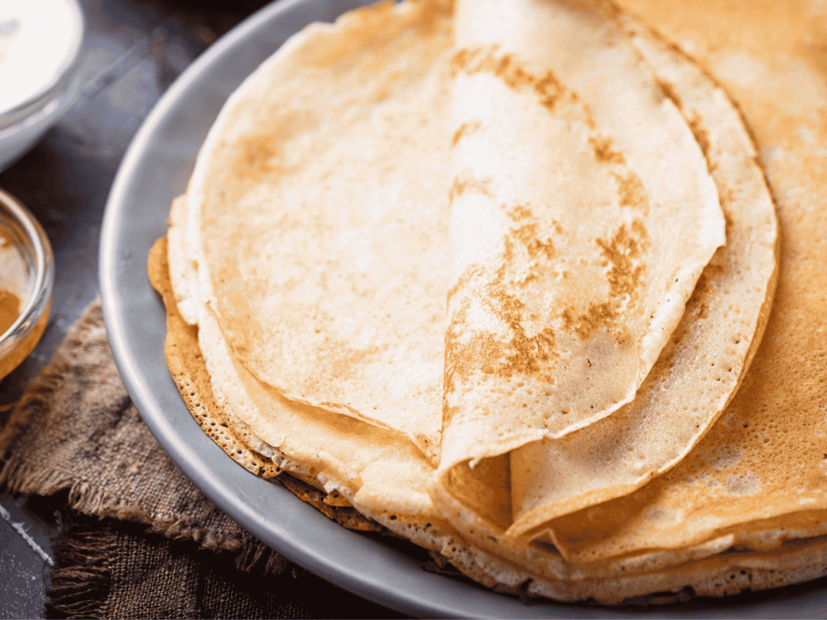 Crêpes ohne Ei: Rezept für dünne Pfannkuchen ohne Ei