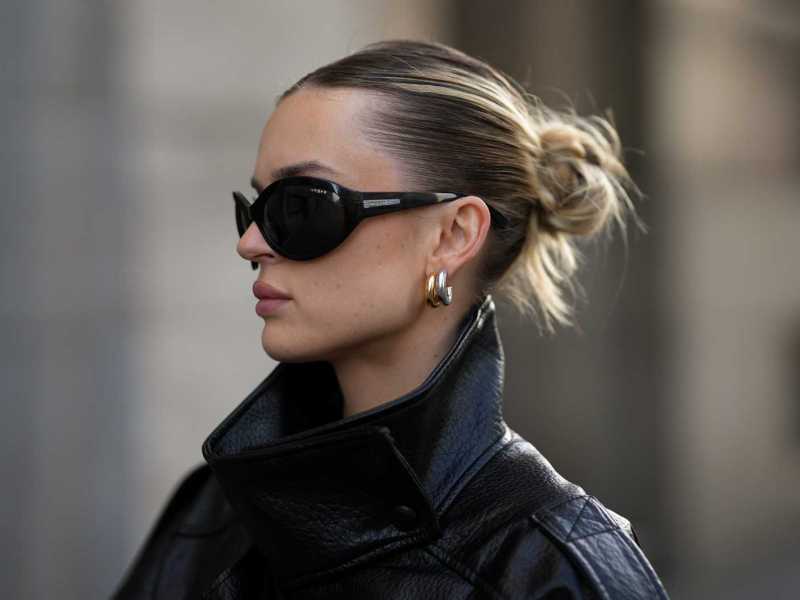 Romina Meier mit Dutt, einer der schädlichsten Frisuren für die Haare