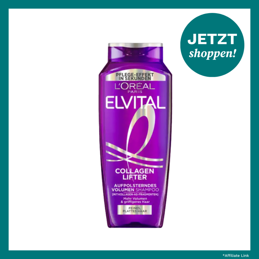Shampoo f&uuml;r feine Haare in pinker Verpackung