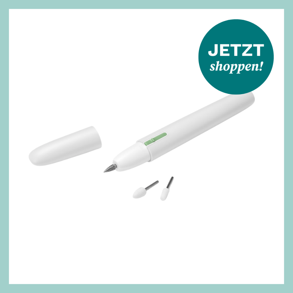 Manik&uuml;re-Set mit 3 Aufs&auml;tzen zur Nagelpflege