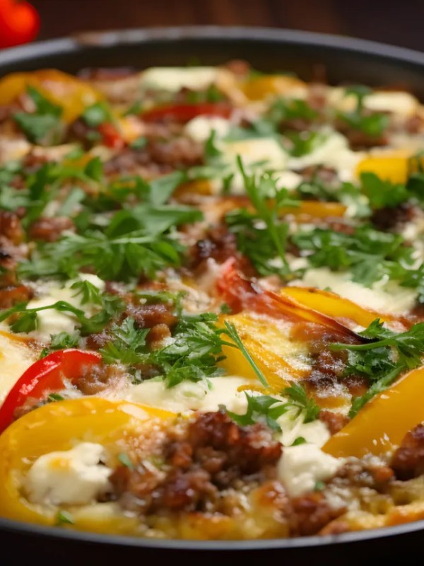 Dieser griechische Reisauflauf mit Feta und Hackfleisch schmeckt nach Urlaub