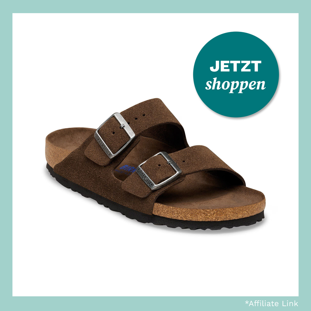 Birkenstock "Arizona Weichbettung" in der Farbe Carafe Tonal FB.