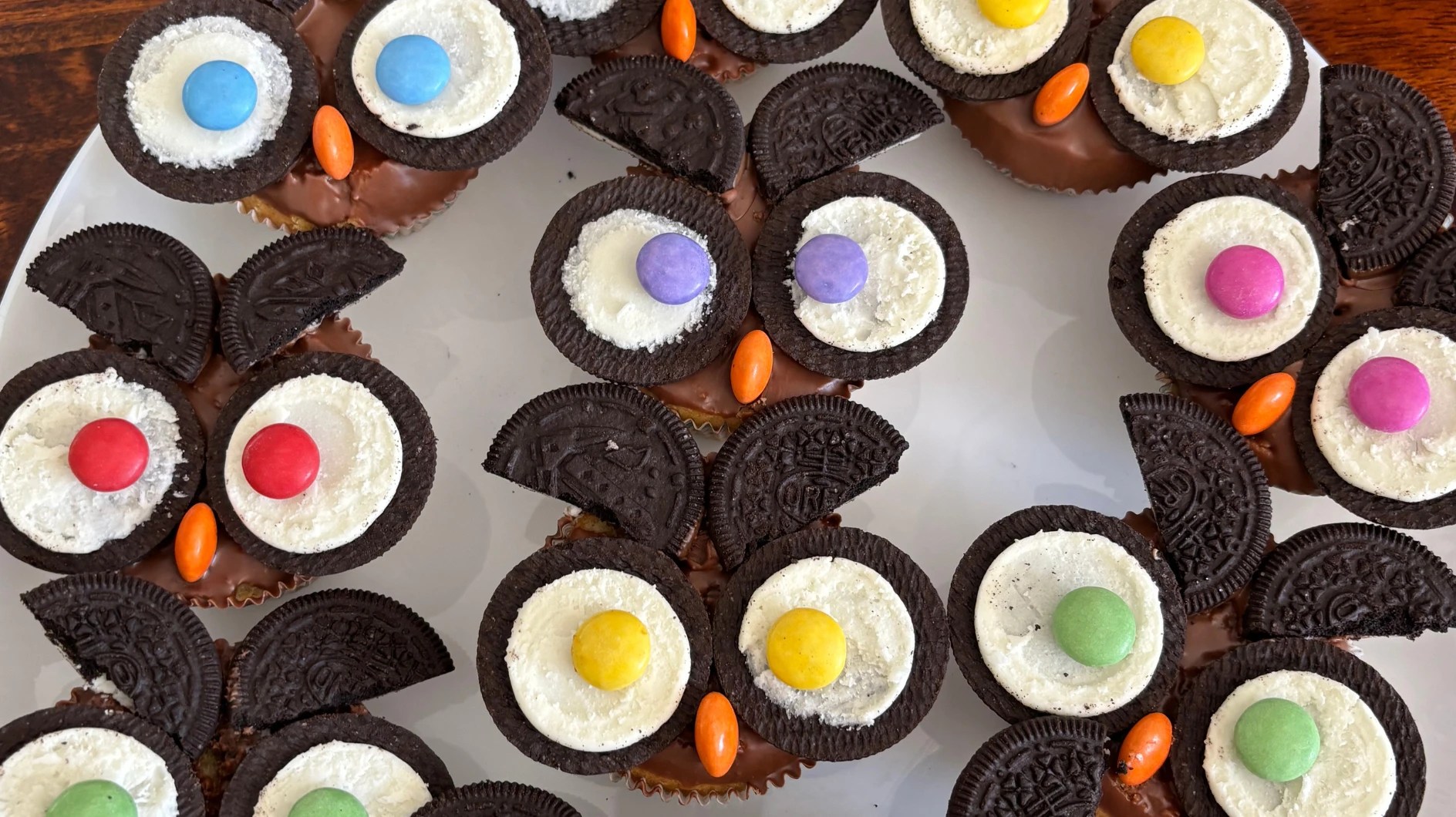 Süße Eulen-Muffins