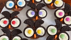 Eulenmuffins sind schnell gebacken und sorgen f&uuml;r begeisterte Naschkatzen.