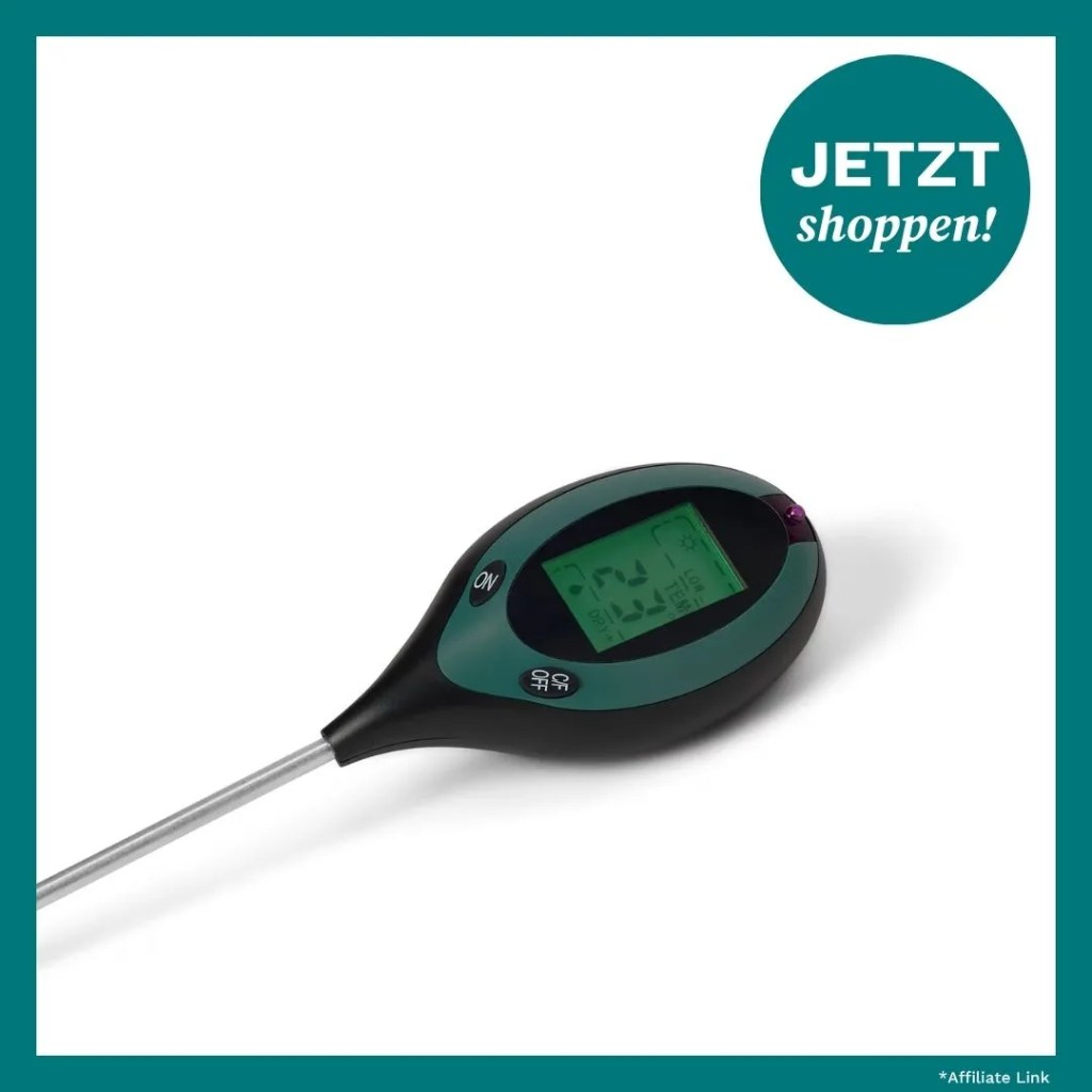 Digitaler Feuchtigkeitsmesser von Tchibo. 