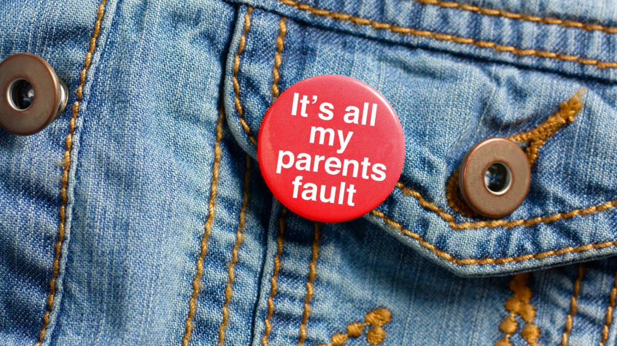 'It's all my parents fault' Anstecker.