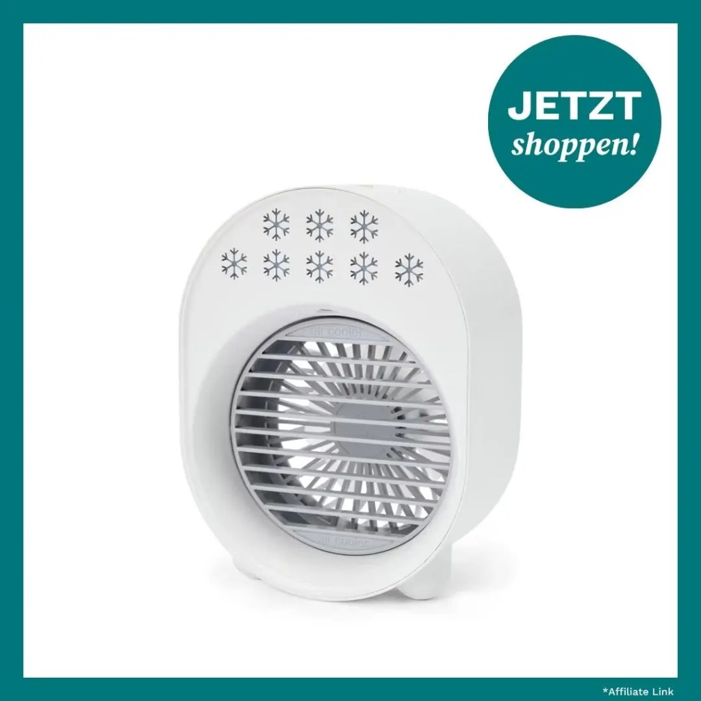 Produktbild Eindeutig eines meiner Lieblings-Gadgets f&uuml;r den Sommer: Der 2-in-1-Ventilator-Luftbefeuchter. 