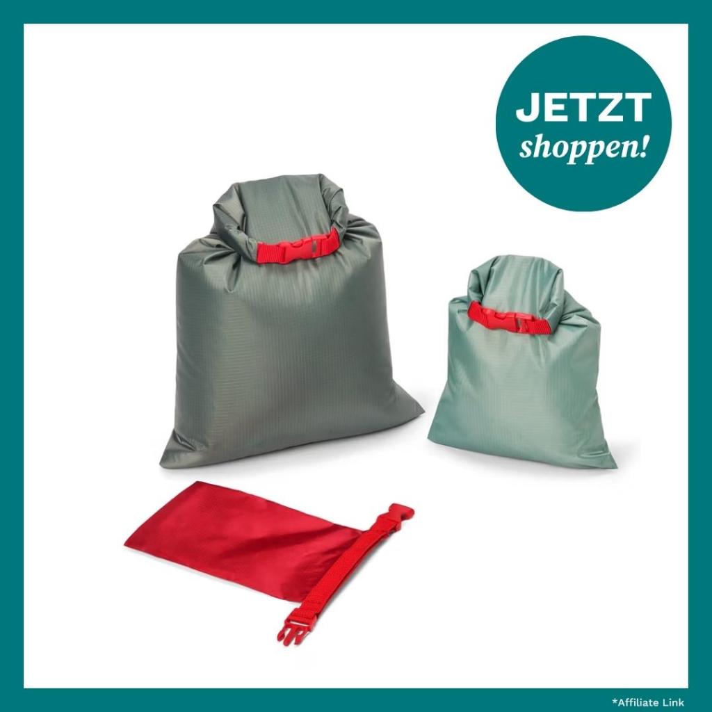 Produktbild der Packsäcke von Tchibo.