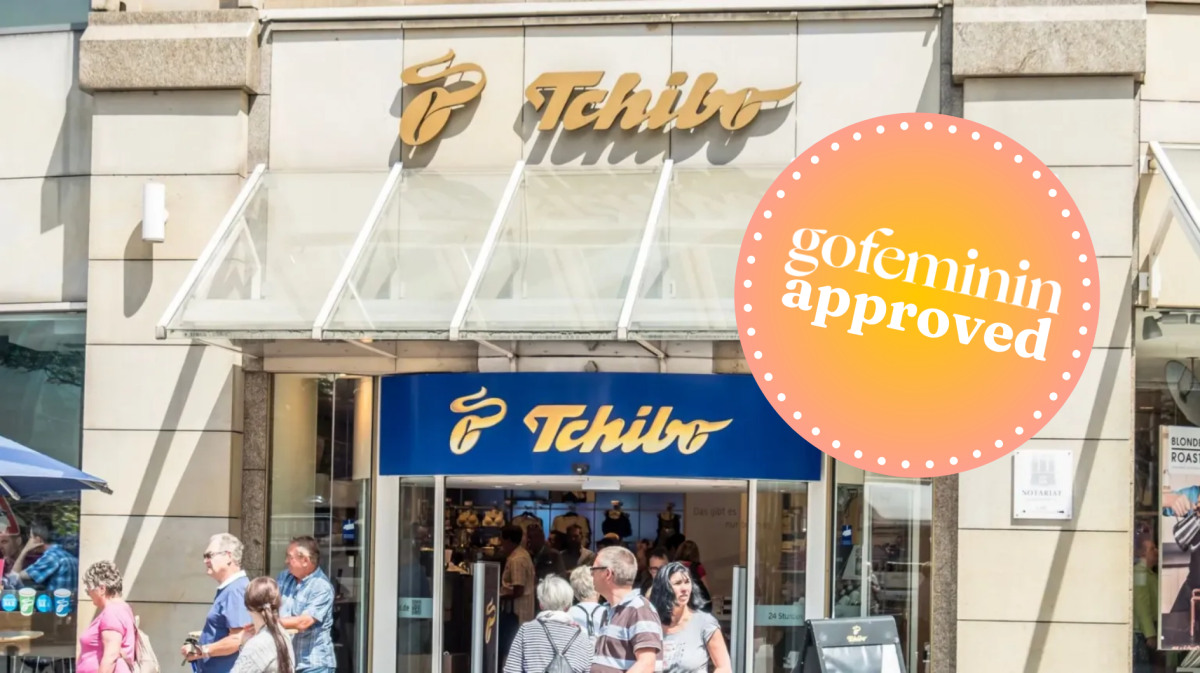 Tchibo Filiale mit gofeminin Logo
