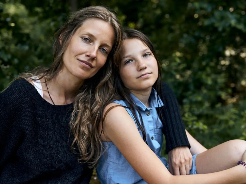 Porträt Mutter und Tochter